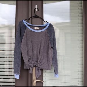Front-Knot Sweater